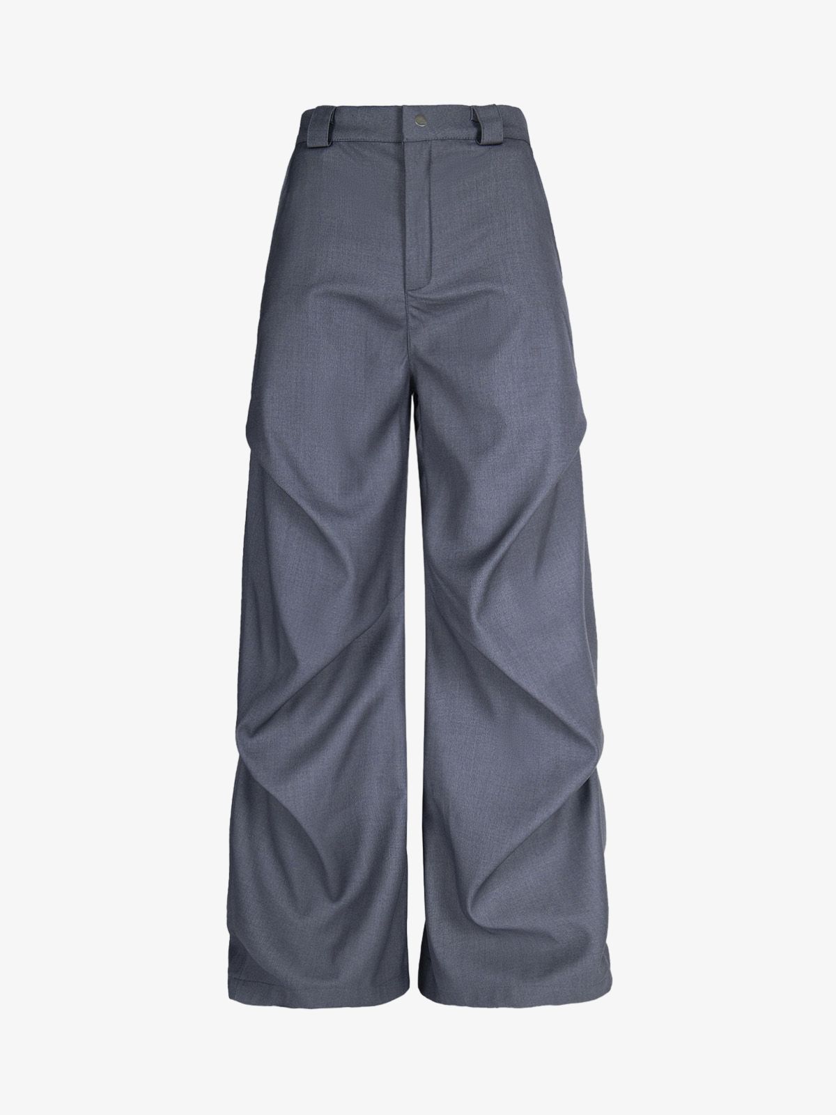 Woven Retro Cleanfit Pleated Drape Pants 