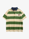 Thesupermade Vintage Color Striped Polo Shirt - 2371 