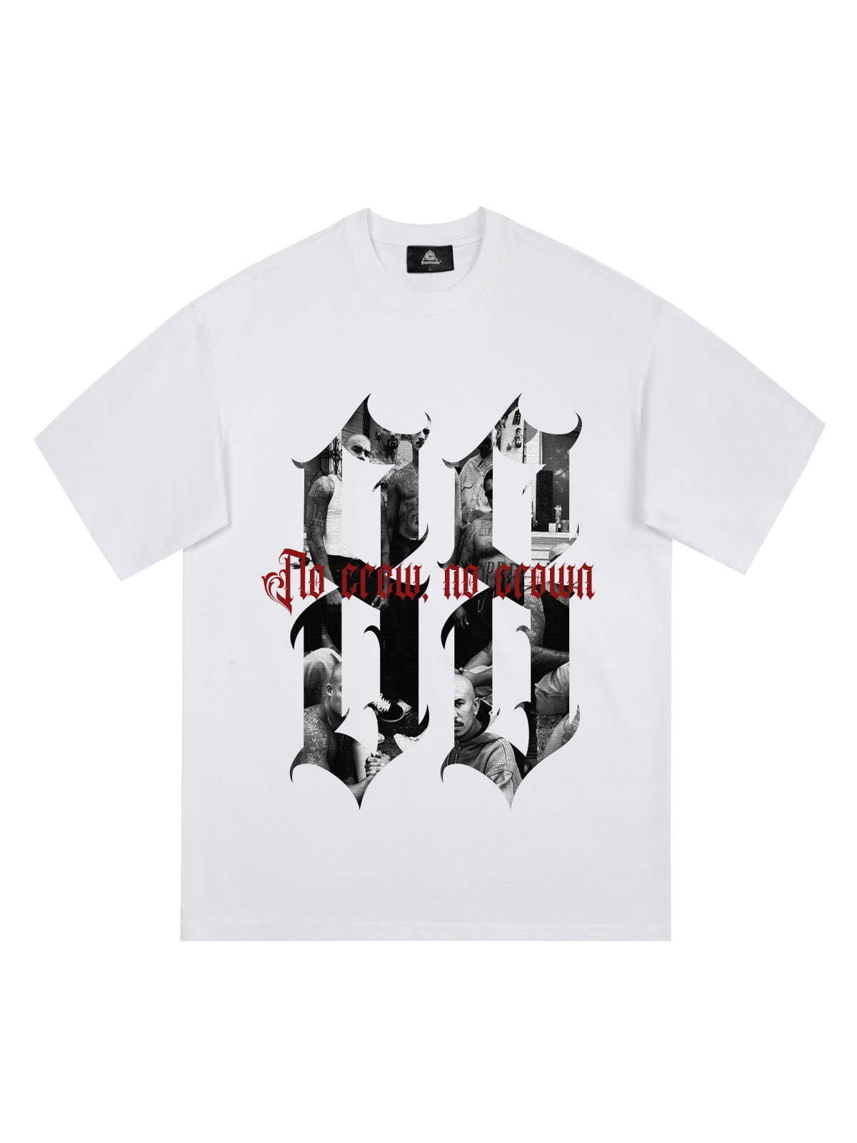 Original Photograph Letter Oversized Graphic T-Shirt 