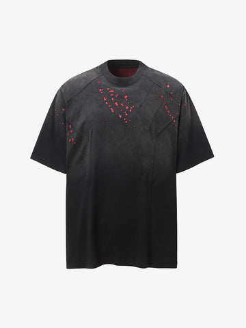 Vintage Washed Dot Spray T-Shirt 