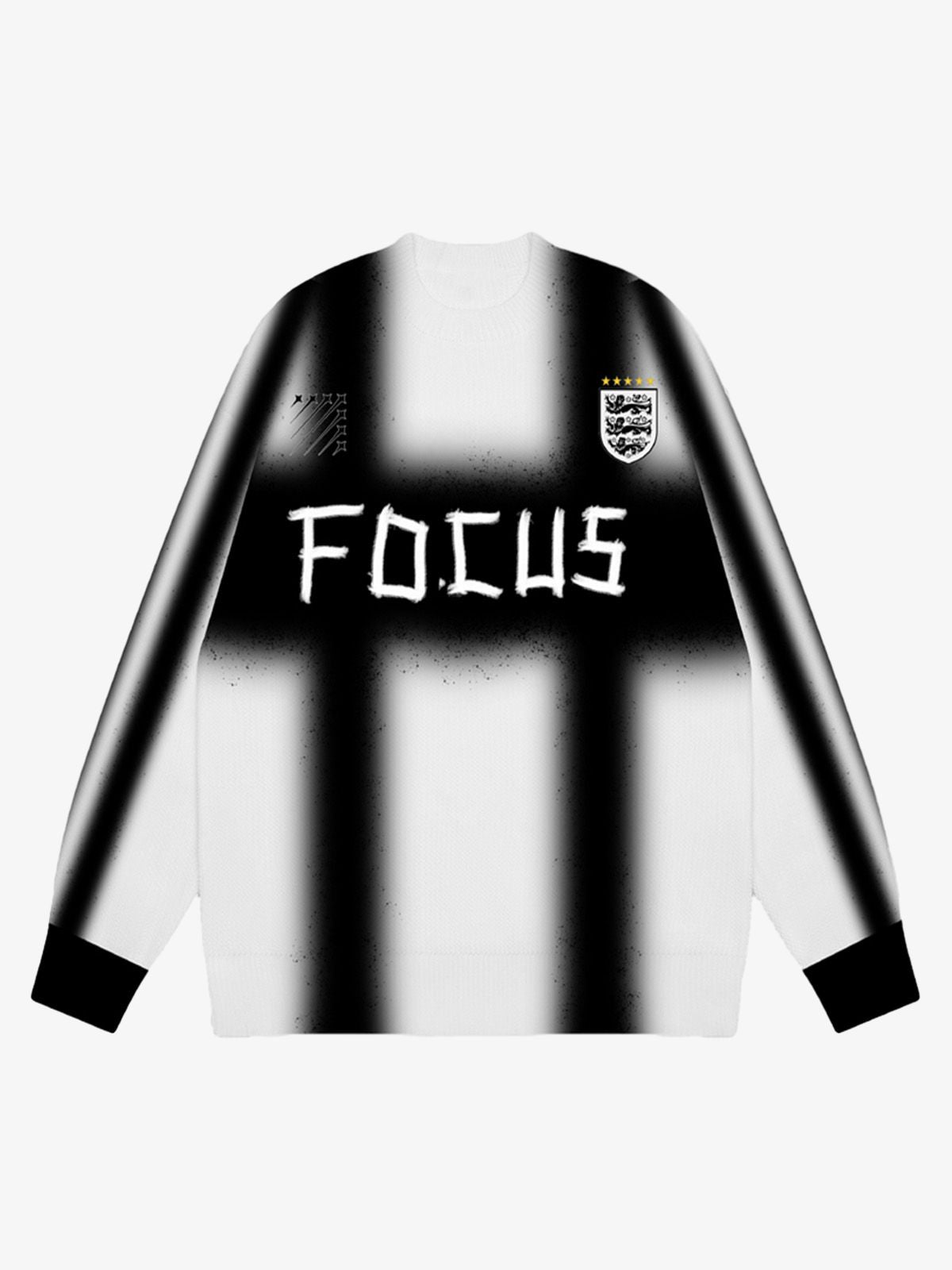 Thesupermade Color Contrast Print Long Sleeve Jersey T-shirt - 2307 