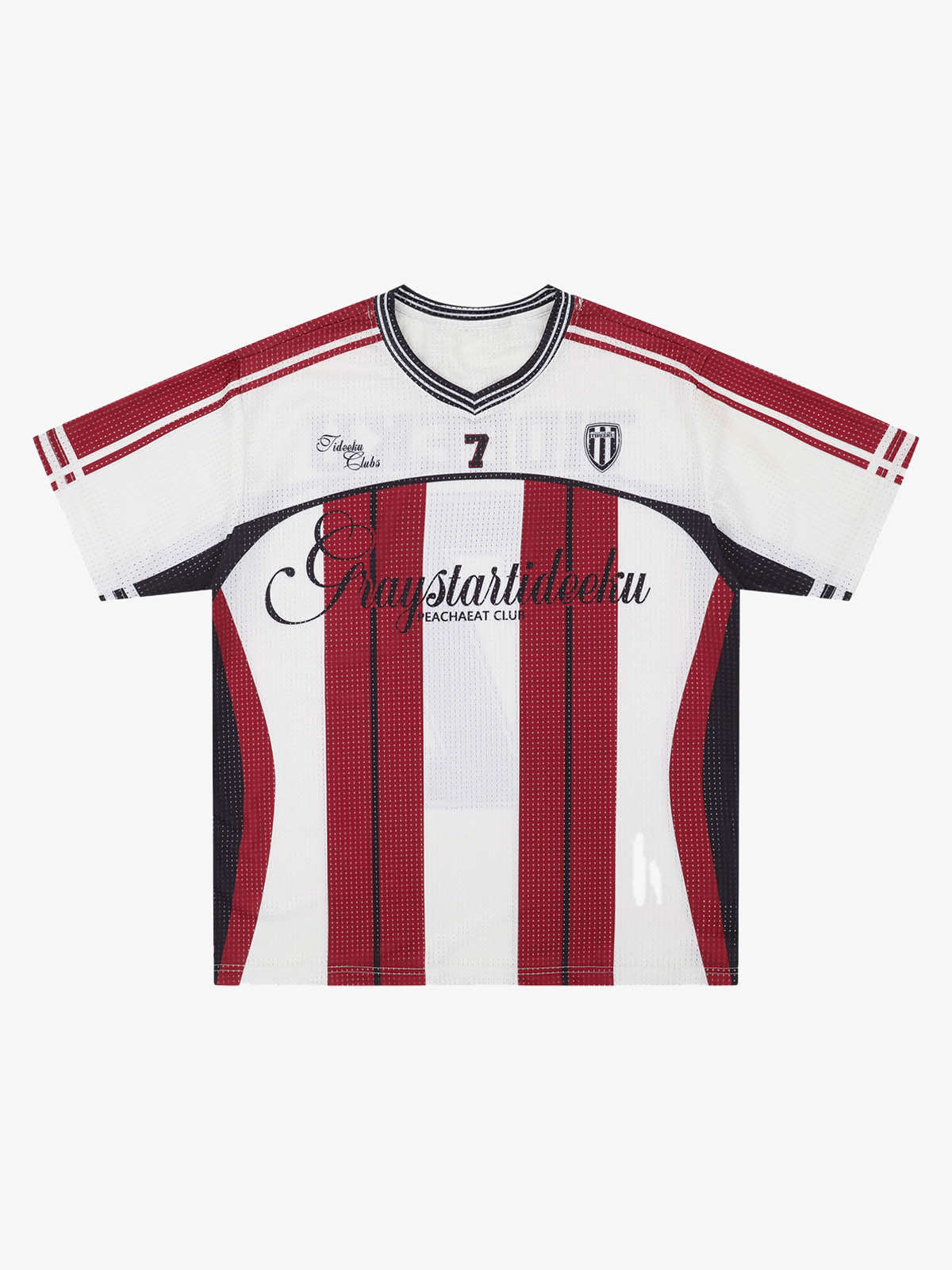 Stylish Striped Sports Jersey T-Shirt 
