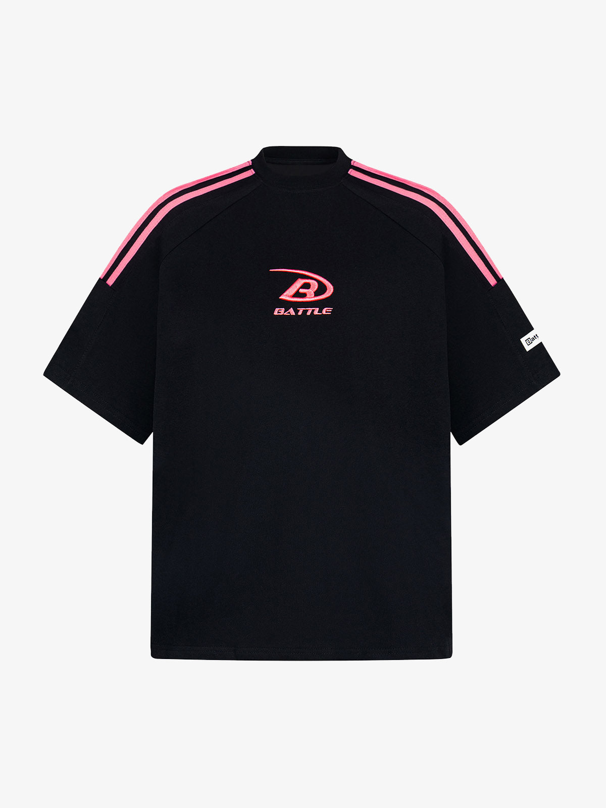 Retro Patchwork Stripe Short Sleeve T-Shirt 