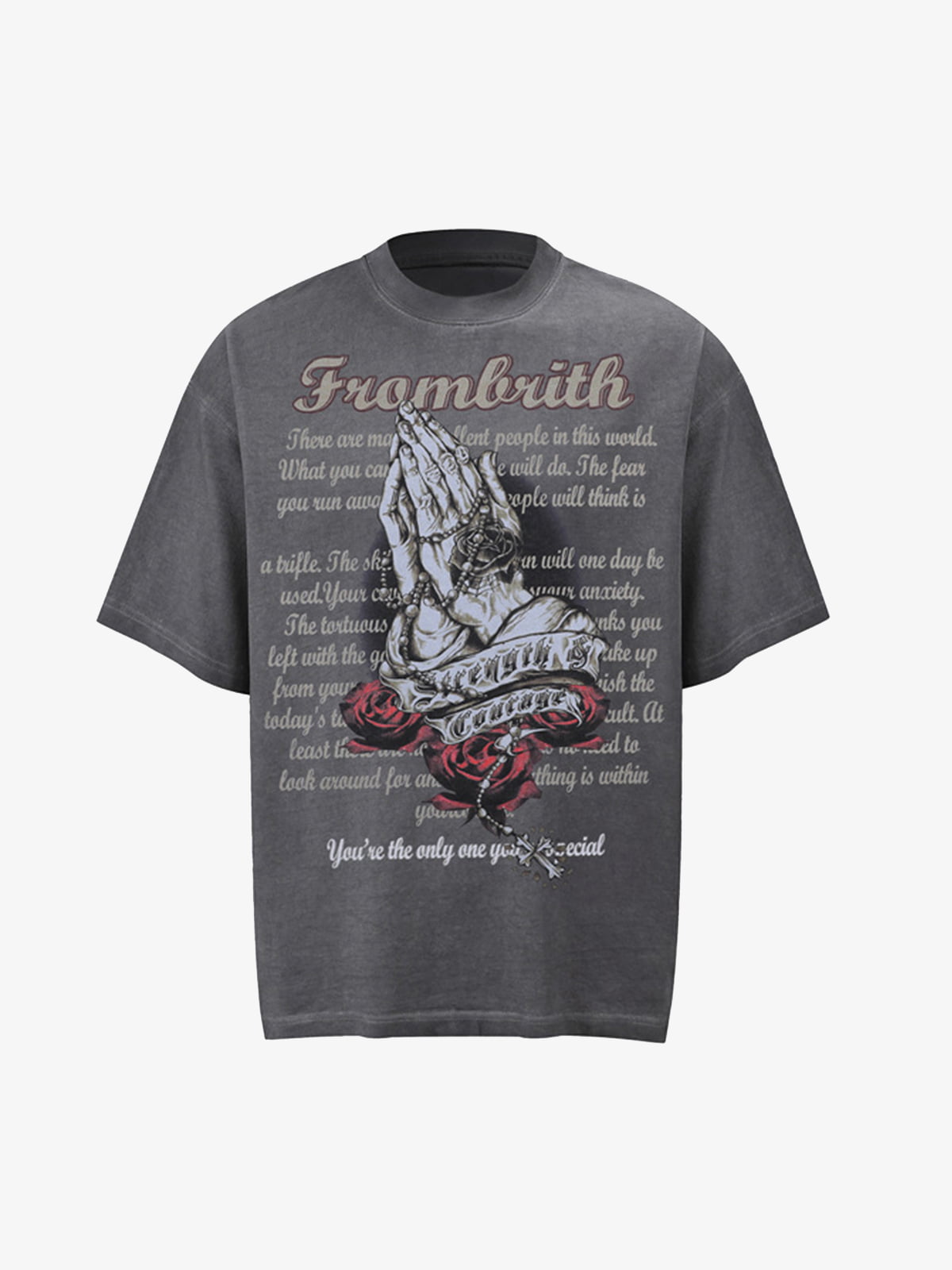Inspirational Quote Graphic T-Shirt 
