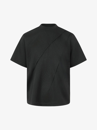 Classic Tailoring Pleated T-shirt 