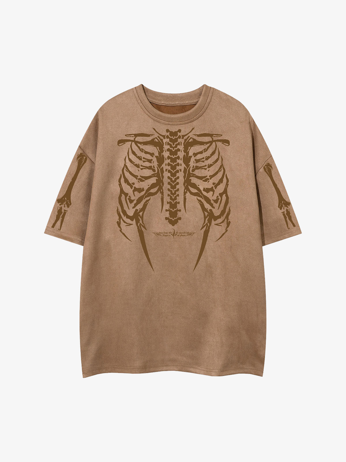 Skeleton Graphic Oversized T-Shirt 
