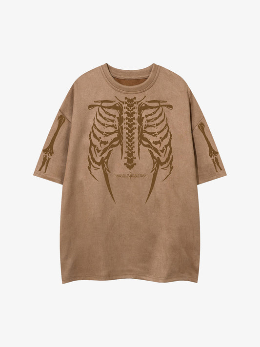 Skeleton Graphic Oversized T-Shirt 