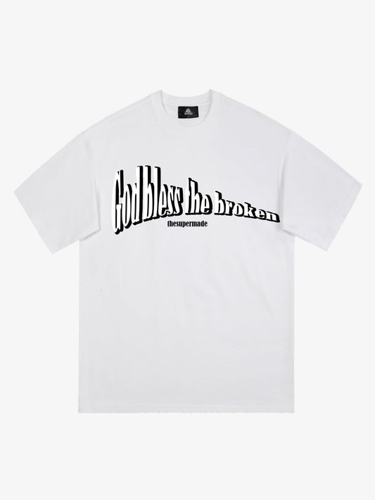 Original "God Bless The Broken" Slogan T-shirt 