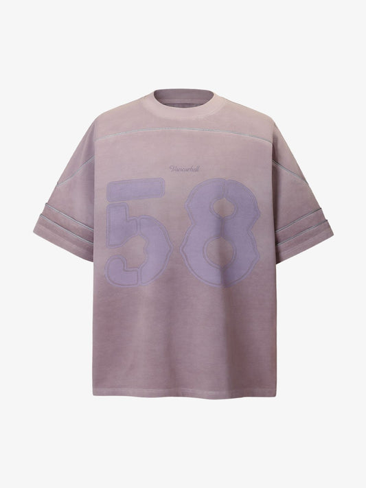 Washed Jersey Welt Stitching T-shirt 