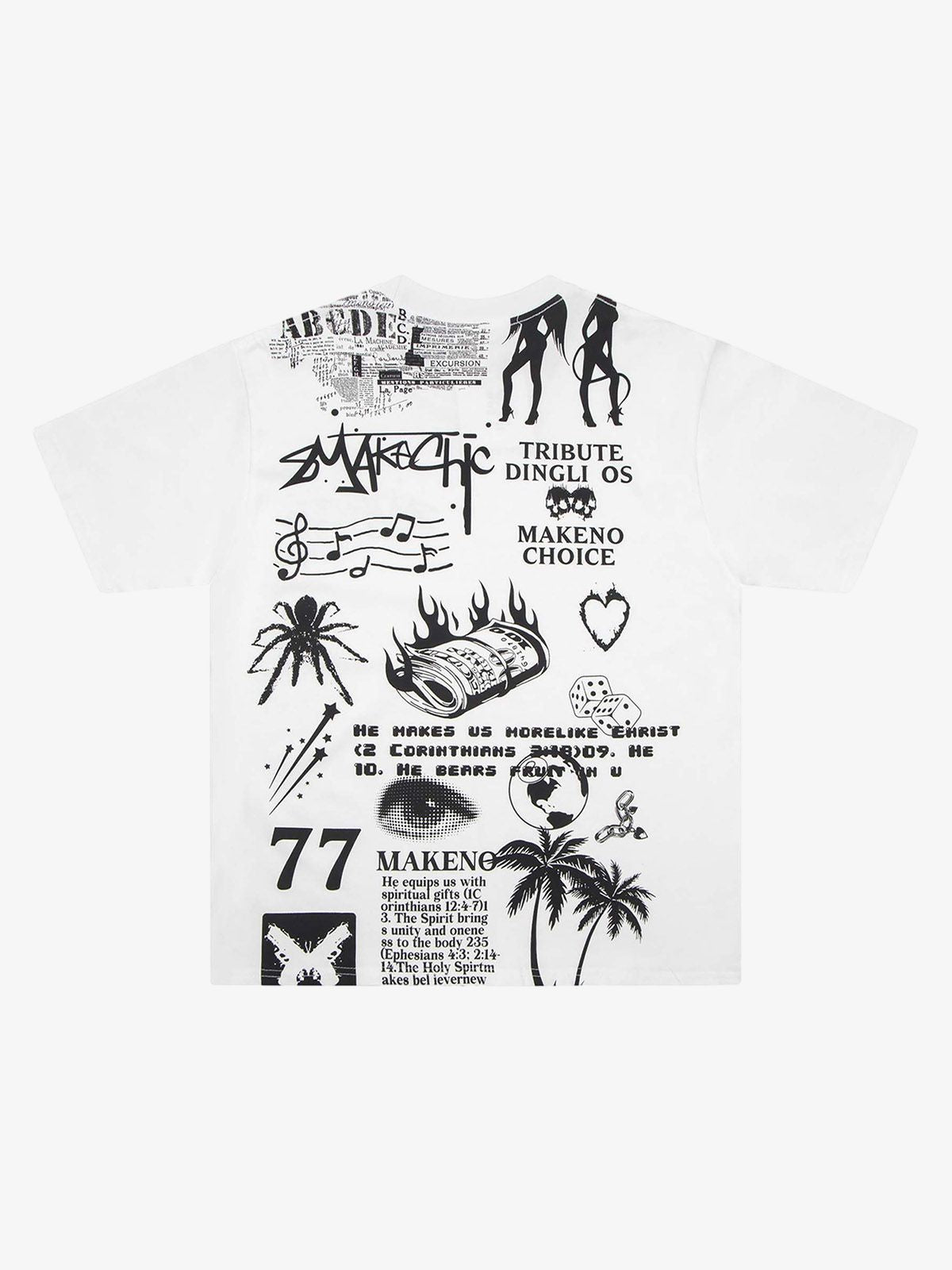 Thesupermade High Street Letter Print T-shirt 