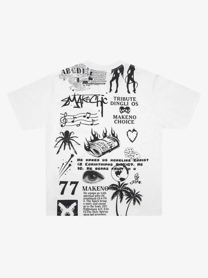 Thesupermade High Street Letter Print T-shirt 