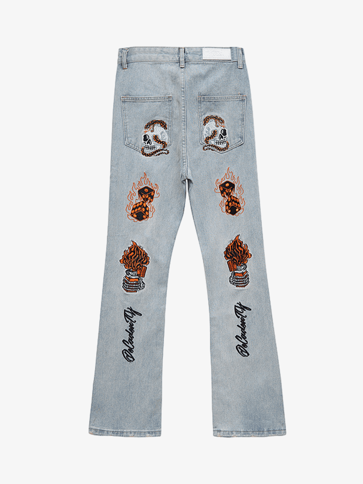 Thesupermade High Street Embroidery Retro Jeans - 1574 