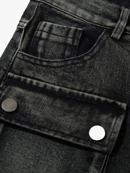 Thesupermade High Street Embroidery Hip-Hop Jeans - 2122 