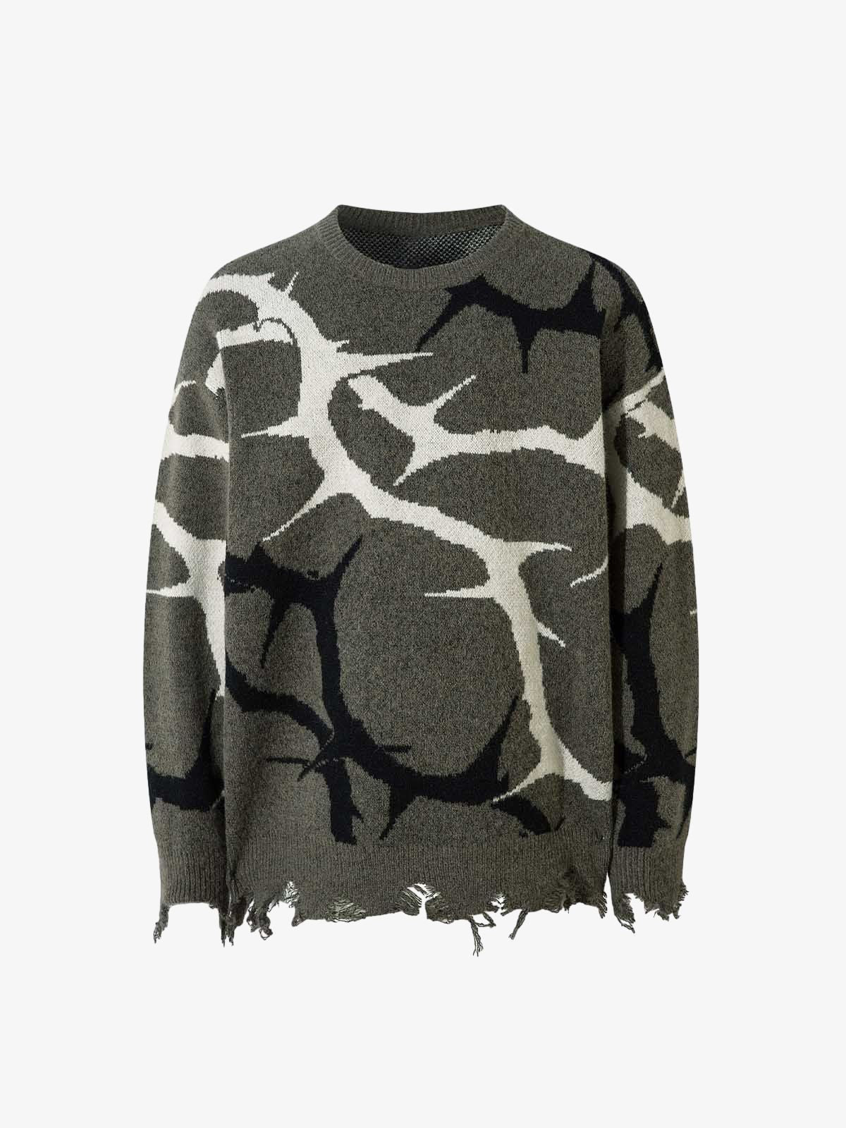 Thesupermade Thorn Destroyed Sweater 