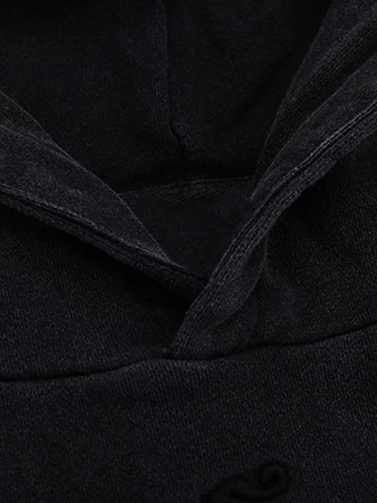 Thesupermade Washed Splicing Hoodie - 1985 