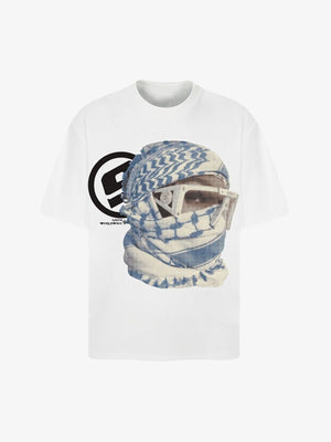 Masked Portrait Graphic T-Shirt 