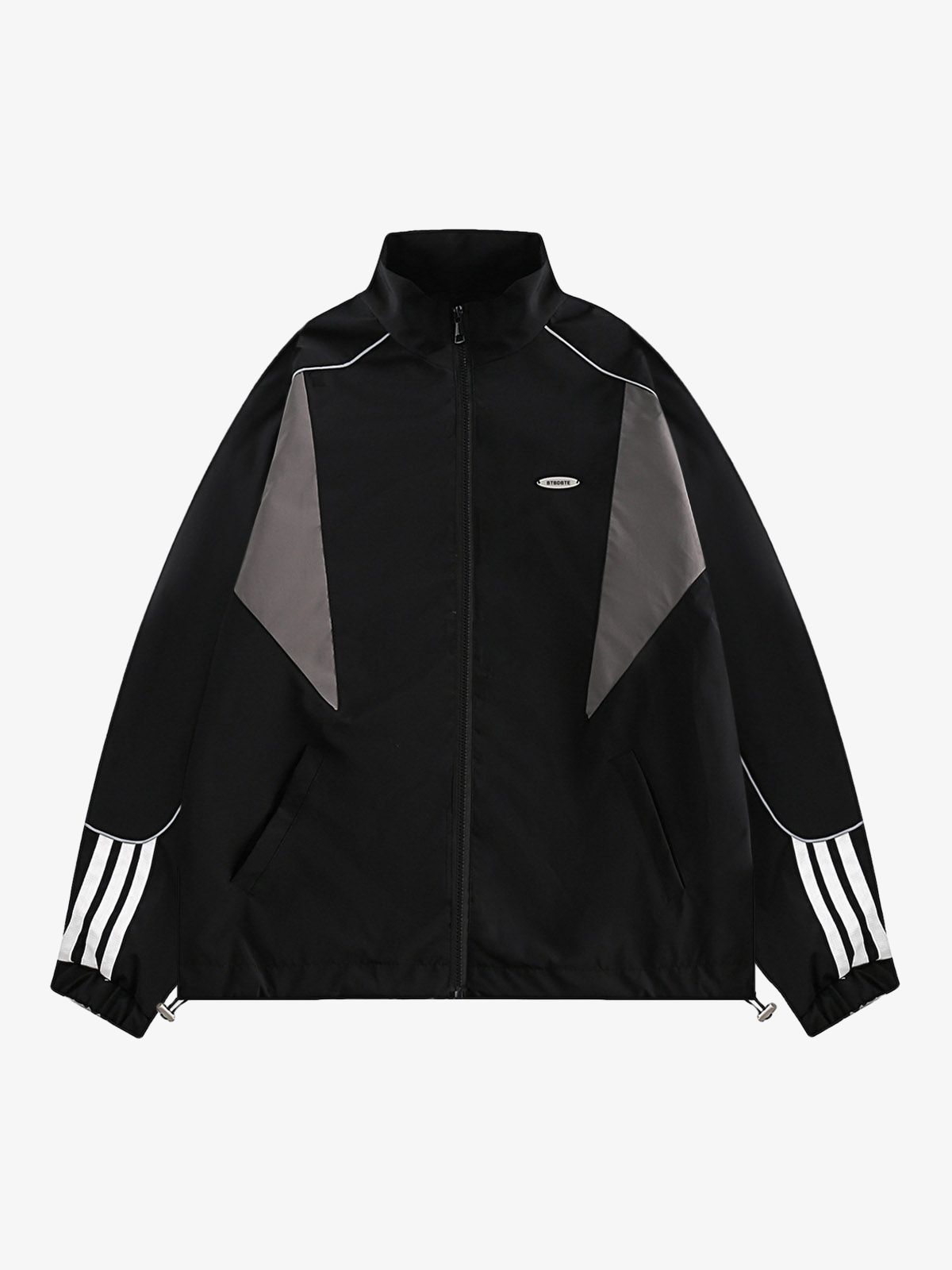 Thesupermade Contrast color patchwork Track Jacket 