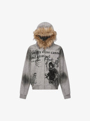 Supermade × Mortemartt Graphic Hooded Jacket- 2279 