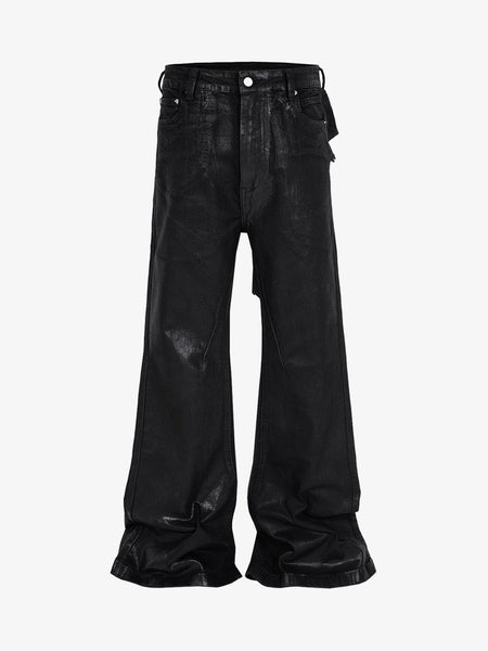 パンツ shoop 22ss wax coated flare denim Waxed Flare Zipper Jeans | Parallel