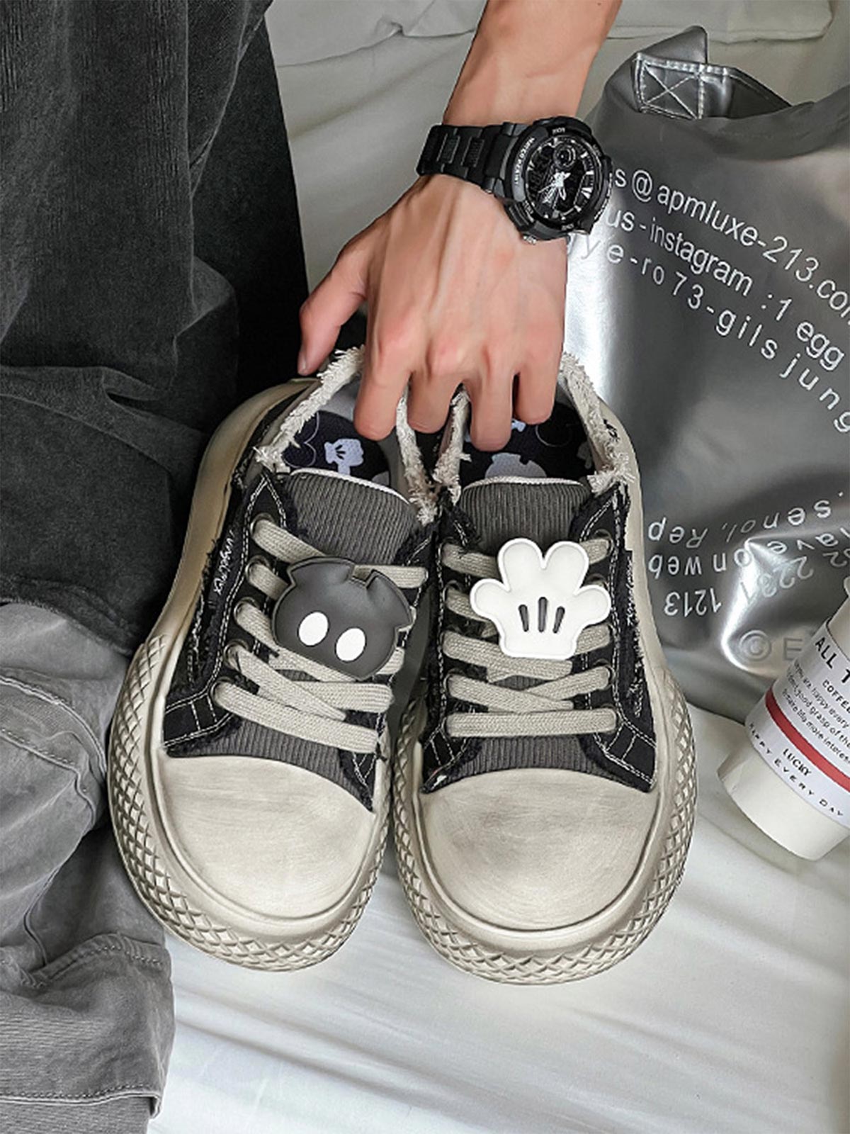 Thesupermade Retro Ugly Cute Street Rap Sneakers - 2113 