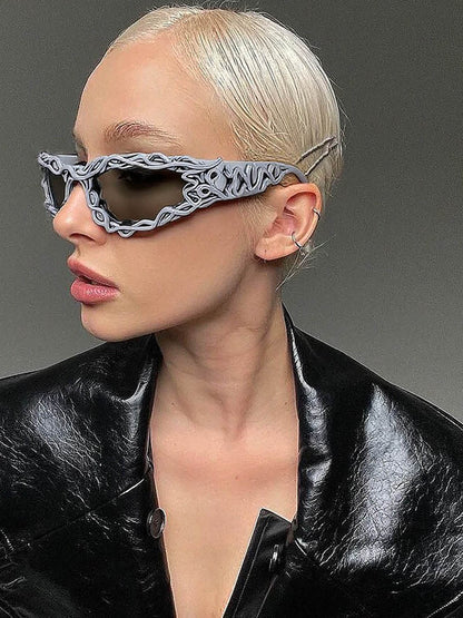 Punk Hip-hop Futuristic Sunglasses 