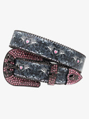 Sparkling Spider-Embellished Belt 