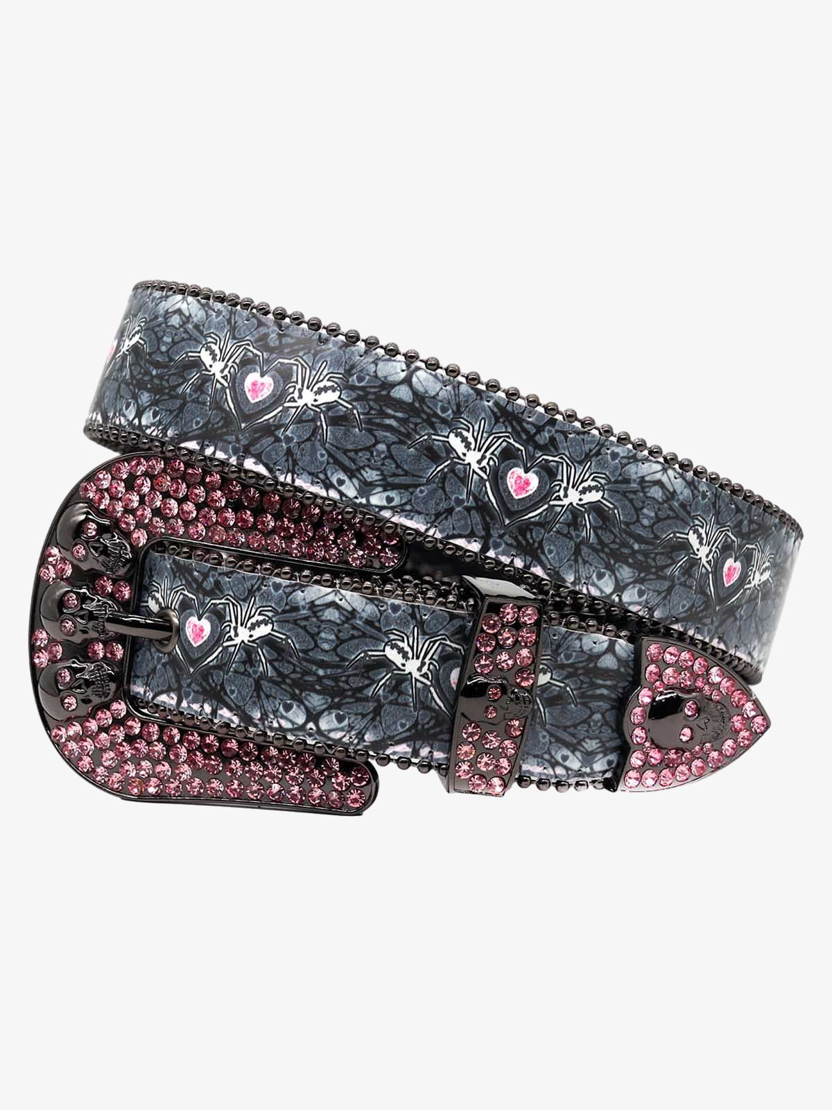 Sparkling Spider Embellished Belt