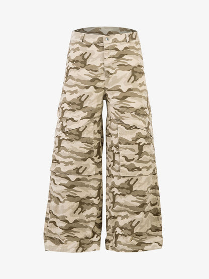 Camouflage Multi-Pocket Cargo Pants 