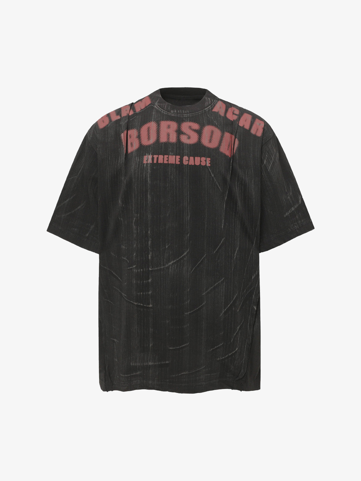 Wasteland Dirty Dye Oversized Graphic T-Shirt 
