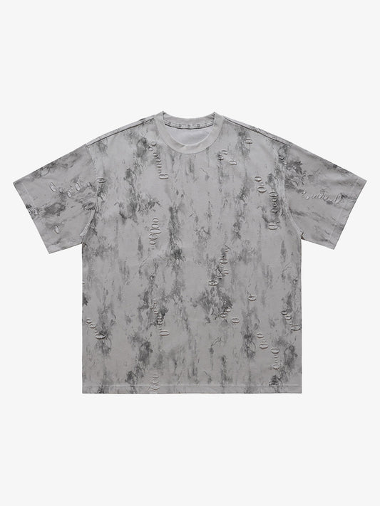 Ripped Tie-Dye T-Shirt 