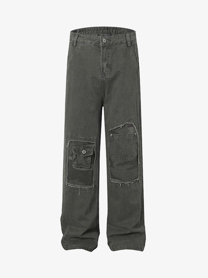Vintage Distressed Cargo Pants 