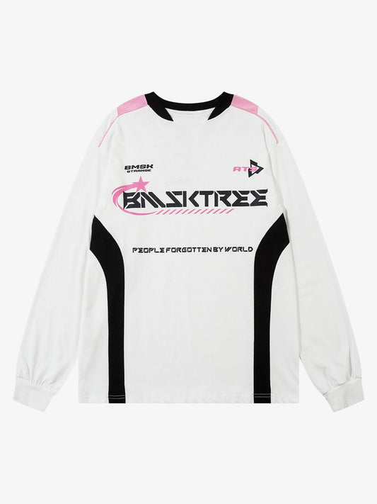 Thesupermade Racing Oversized Long Sleeve T-shirt 