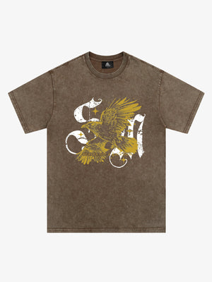 Original Distressed Eagle Graphic T-Shirt 
