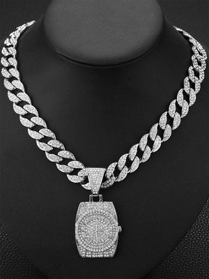 Thesupermade Hip Hop Vintage Diamond Necklace 