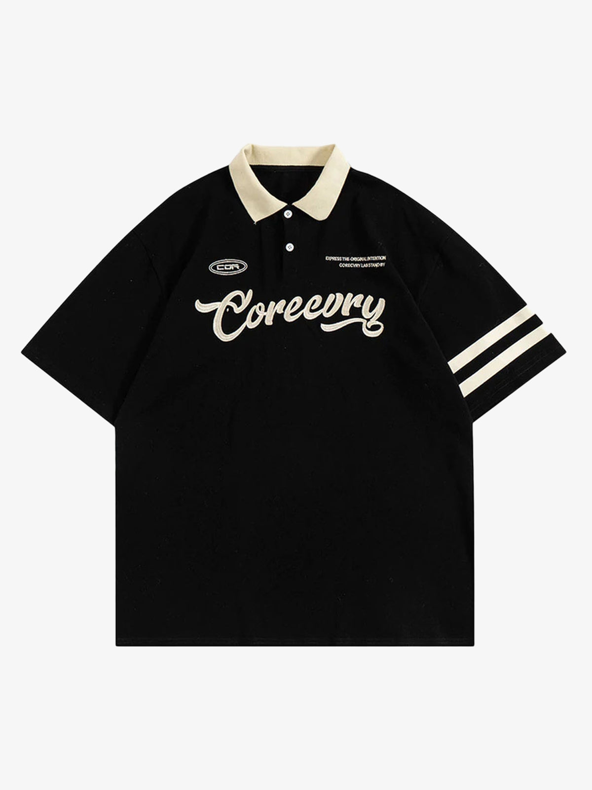 Thesupermade Letter Embroidered Polo Shirt - 1589 