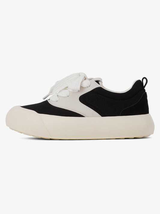 Thesupermade Chunky Round-Toe Color-Block Rap Sneakers 