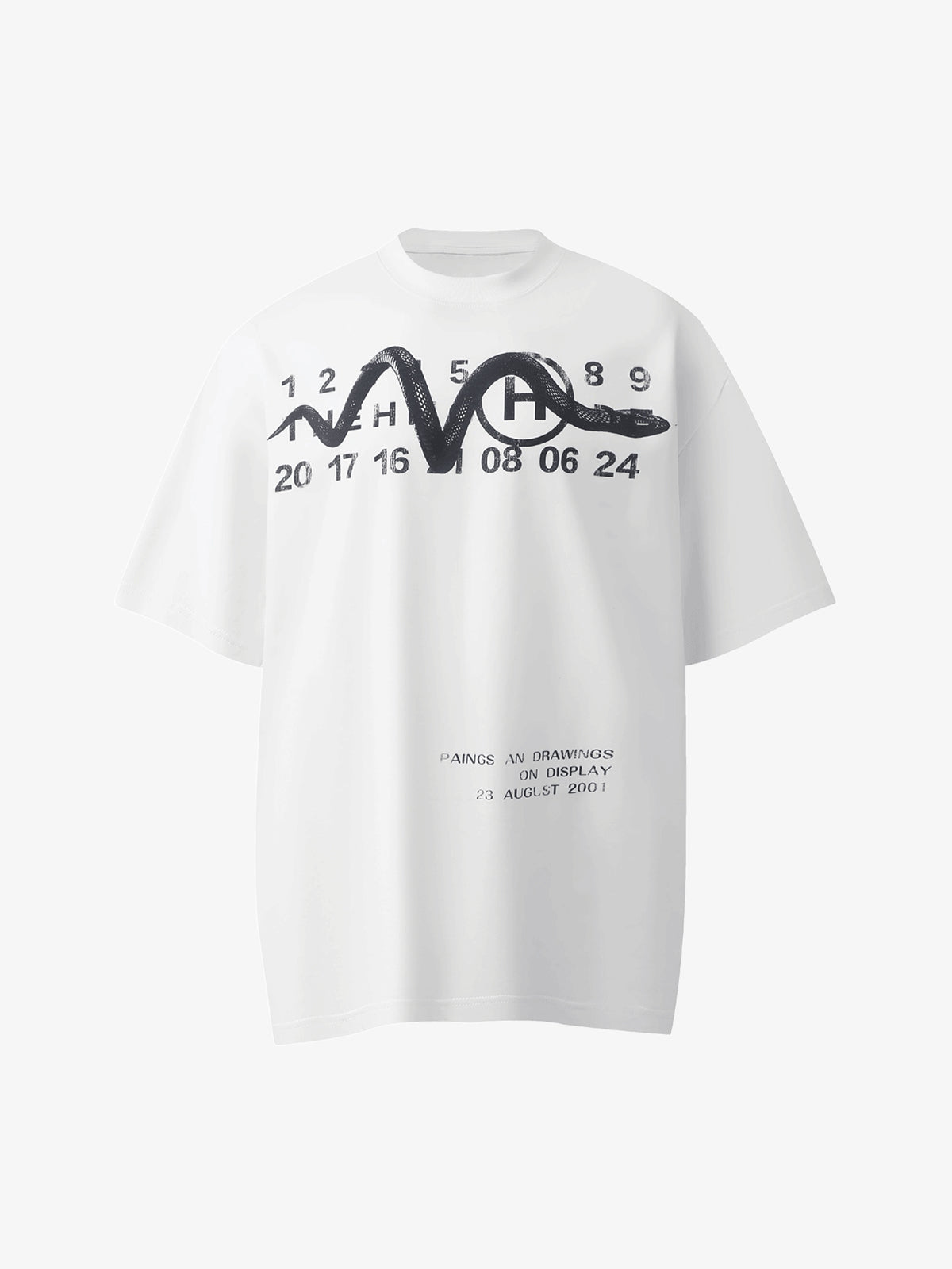 Thesupermade Washed Digital Art Street Rap T-Shirt 
