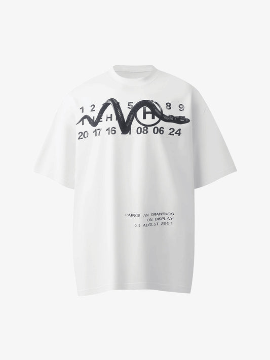 Thesupermade Washed Digital Art Street Rap T-Shirt 