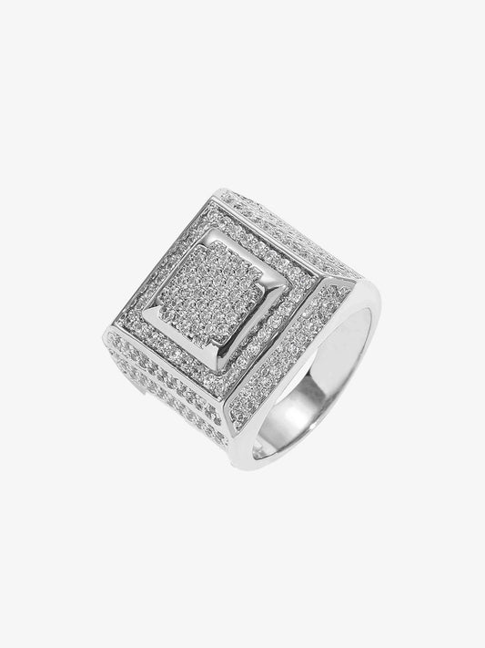 Thesupermade Hip Hop Zirconia Ring 