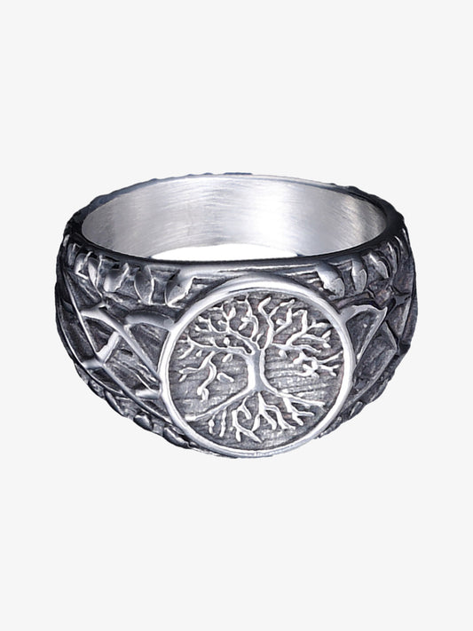 Tree Of Life Vine Stainless Steel Ring 
