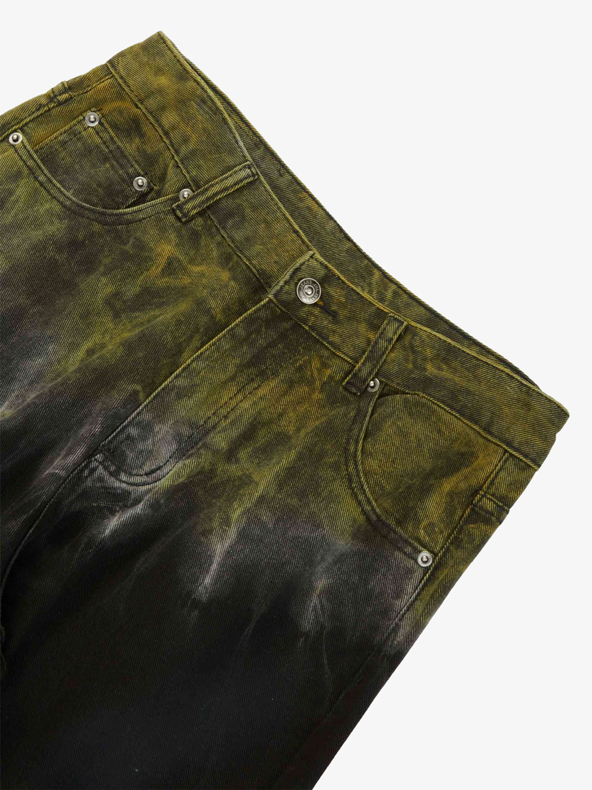 Thesupermade Graffiti Fun Tie-Dye Straight Jeans 