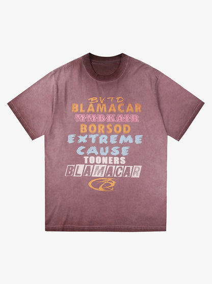Washed Blamacar Graphic T-Shirt 