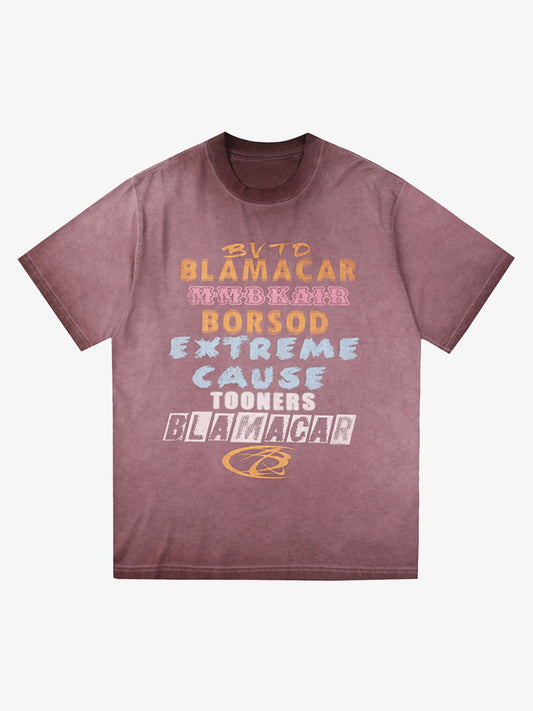 Washed Blamacar Graphic T-Shirt 