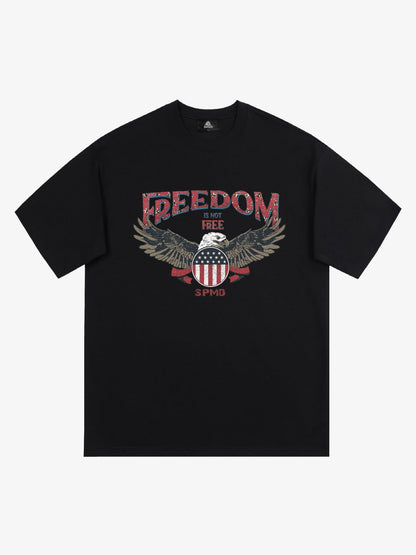 Original Freedom Eagle Print T-shirt 