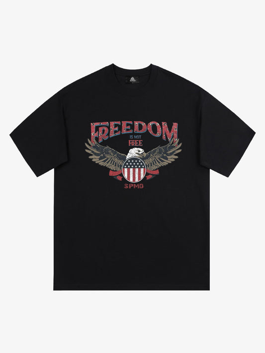 Original Freedom Eagle Print T-shirt 