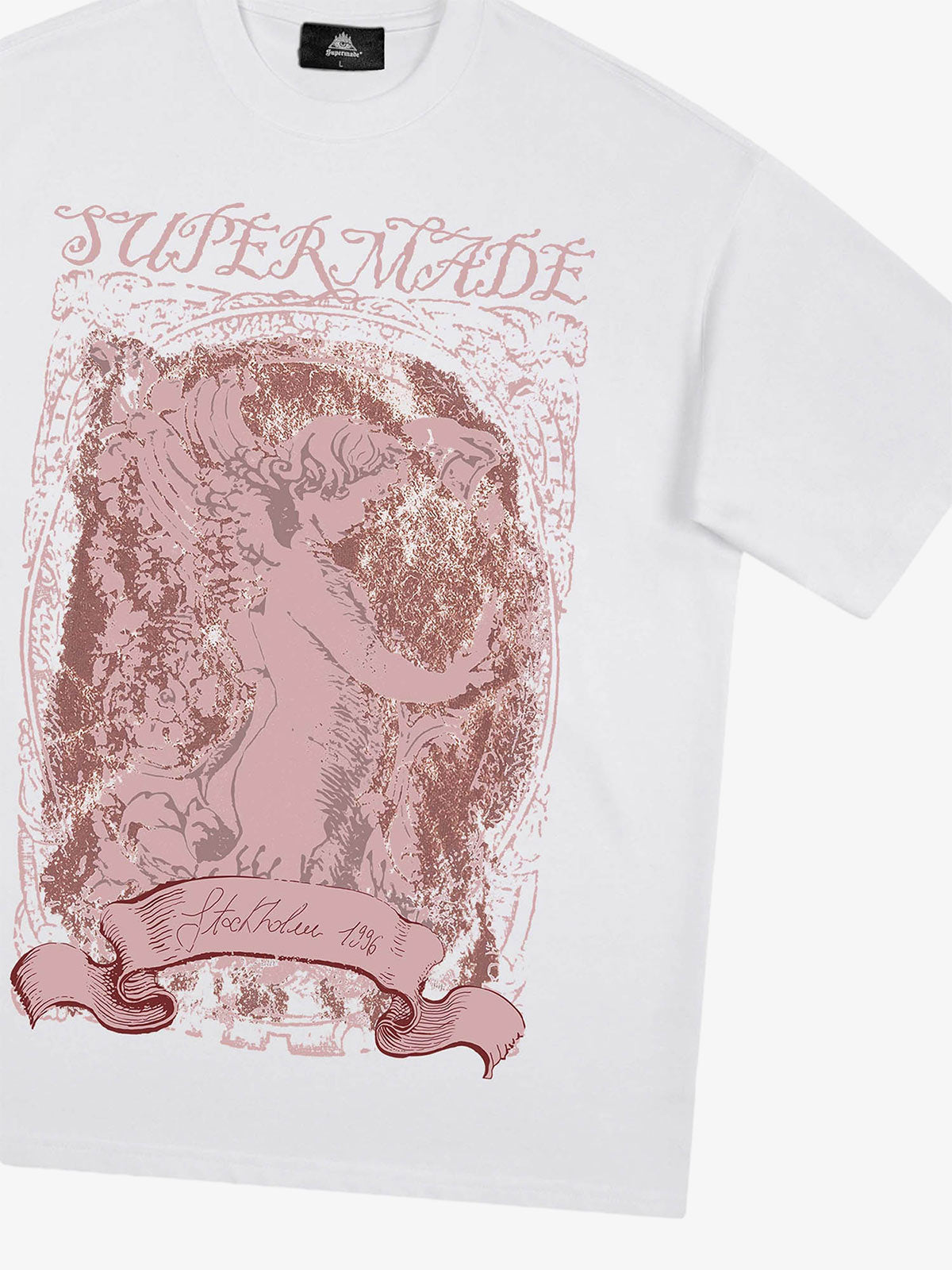 Thesupermade Mottled Angel Street Hip-Hop T-shirt - 2129 