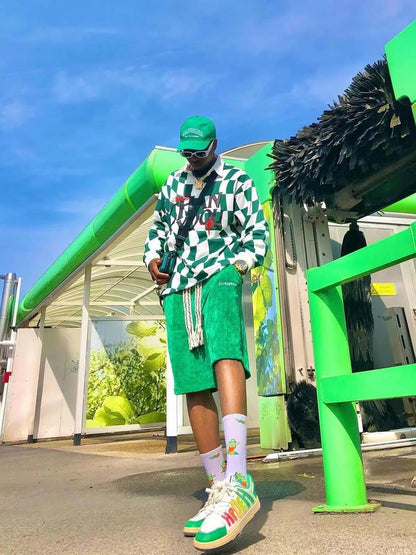 Thesupermade Embroidered Corduroy Shorts -1181 