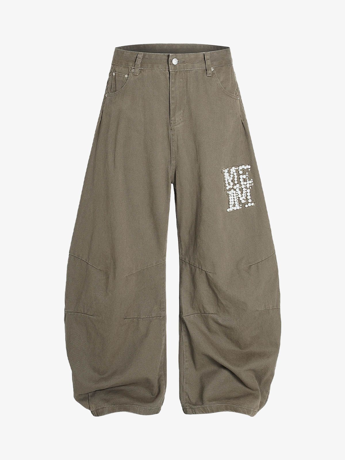 Heavy Beading Barrel Pants 
