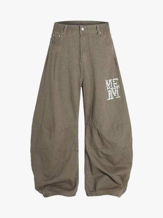 Heavy Beading Barrel Pants 