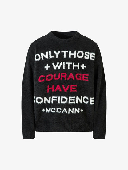 Thesupermade Letter Graphic Sweater 